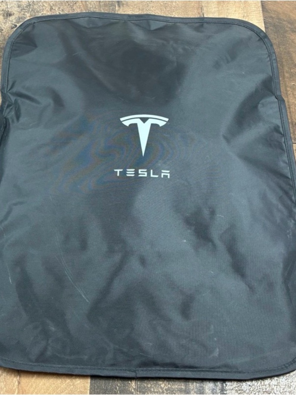 Tesla Black Pouch with White Logo